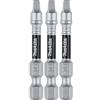 Makita E-00810 Impact XPS™ #3 Square 2 Power Bit, 3/pk