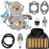 DORFEY Kit di sostituzione pratico del carburatore WTA 29 adatto for hus-qva-ra 455 460 Ran-cher for J-0-n-s-e-r-e-d CS2255 Parti dello strumento di riparazione della lampadina del filtro dell'aria
