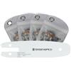 SÄGENSPEZI Set di guide da 158 mm, 28 TG, 1,1 mm, con 4 catene adatte per Güde MK18-201-05 e Parkside PGHSA12