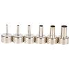 Saluaqui Set di Ugelli per Pistole Versatile a Aria Calda 858D - Include 6 Ugelli in Acciaio Inossidabile per la Stazione di Rielaborazione SMD - Dimensioni Multiple da 3 Mm a 12 Mm