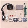 CVFDCCD Misura for Stihl FS38 FS45 FS46 FS55 FC55 KM55 Aria Filtro Del Carburante Linea Candela Kit di Riparazione Trimmer Decespugliatore Parte Bobina di Accensione