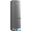 Midea Frigorifero Combi No Frost | 59,5 cm di larghezza x 188 cm di altezza | Inox | Frigorifero combinato libero installazione 224 L + 86 L congelatore - Frigorifero a risparmio energetico con