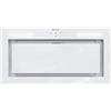 GLOBALO Cappa aspirante, cappa da incasso per cucina, con illuminazione, larghezza di installazione 60 cm, due modalità di funzionamento scarico e assorbitore Lumotion 60.1 White [Classe energetica B]