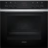Siemens PQ212KA10, iQ300, set di fornelli da incasso, composto da fornello HE273ABS3, 60 x 60 cm, pirolisi autopulente, aria calda 3D e forno automatico, piano cottura elettrico EA64RGNA1E, zona