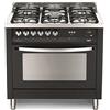 Lofra PNMG96MFT/C Piano cottura Nero Gas A
