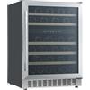 Cata Vinoteca VI 59082 X/A No Frost di Encastre Totale Capacità 46 Bottiglie con Due Zone di Temperatura Controllo Elettronico e Pannello Touch Luce Interno LED Porta Reversibile Larghezza 59,5 cm