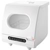 Queeucaer Lavastoviglie da 800 W, 5 l, lavastoviglie da tavolo, 5 modalità per pulire piattini, tazze, bicchieri, piatti piani, cucchiai, ciotole con un diametro
