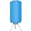 Generic Stendibiancheria riscaldato da 1000 W con coperchio, stendibiancheria elettrico in acciaio inossidabile a 2 livelli, asciugatrice pieghevole da 10 kg con timer da 180 minuti e spegnimento automatico