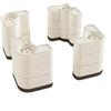 Generico Confezione da 4 piedini di supporto antivibranti for accessori for il miglioramento della stabilità di lavatrice e frigorifero(U0DE5AG202037-WM-T3)