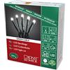 Konstsmide 6340 - 120/Micro LED catena luminosa, modello satinato/per interni (IP20)/10 diodi bianco caldo/24 V Trasformatore da interno/cavo verde scuro