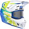 Leatt Casco Moto Cross Enduro con Visiera KIT 7.5 - V26 Leatt Blu