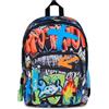 SEVEN Zaino Scuola SJ Gang Ever High Flames 31L Doppio Scomparto