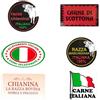 MAQA 1000 pz Etichette adesive carne, Bollini adesivi per salumeria e macelleria, etichette autoadesive per frigorifero e congelatore