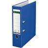 Leitz Raccoglitore con meccanismo a leva 180°, Formato A4, Plastica, Dorso 80 mm, Blu scuro, 10105068