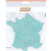 Minerva M79352430 Mappa della Francia, colore: verde