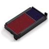 TRODAT Lot de 2 Cassettes encreur de rechange pour tampon 6/4912/2 Bicolore Bleu - Rouge