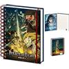 Pyramid International Attack On Titan - Taccuino con rilegatura a spirale, formato A5, blocco note e taccuini, formato A5, prodotto ufficiale Attack On Titan Merch