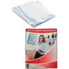 SIAM INTERNATIONAL F.C. DISTRIBUTION 100 Buste Trasparenti spesse A4 con Fori Portadocumenti in Plastica PP 10 Micron Portalistini per Raccoglitori ad Anelli - Ideali per Archiviare e Proteggere Documenti (30 x 22 cm)