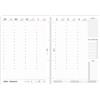 Agendepoint.it Ricambio Agenda Settimanale 2027 A4, Formato 21x30 cm, Carta FSC 90g, 4 Fori, Orari Verticali, Note e Appunti