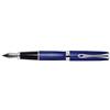 DIPLOMAT - Excellence A2 - Penna stilografica in acciaio inossidabile - Fine - Skyline Blue - Resistente ed elegante - Fine - Garanzia 5 anni