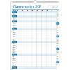 calendari.it Calendario 2027 famiglia da muro con colonne family lavoro per 1 2 3 4 5 6 7 8 persone (8 COLONNE)