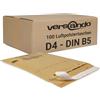 Versando LUPOBD100, buste imbottite, 200 x 275 mm , D4 (14) D/1, marrone / oro, 100 pezzi
