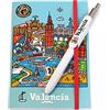 DONSOUVENIR Quaderno e penna Valencia