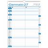 calendari.it Calendario 2027 famiglia da muro con colonne family lavoro per 1 2 3 4 5 6 7 8 persone (2 COLONNE)