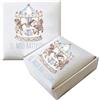 Social Crazy Scatole Portaconfetti mattonella per cerimonie Personalizzate - Giostrina Carousel Celeste - Scatoline Bomboniere battesimo, compleanno, porta bomboniere personalizzato MADE IN ITALY (Pz 10)