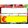 Social Crazy KIT 100 pezzi CARTELLINI personalizzabile - FRUTTA E VERDURA - Etichetta segnaprezzo Cartoncino prezzo ideale per professionisti (85X55)