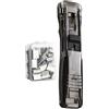 Ruwshuuk Pinzatrice portatile con clip per raccoglitore, include 50 clip riutilizzabili, dispenser palmare per carta, mini cucitrice a morsetto, cucitrice ricaricabile per ufficio set per fissare documenti