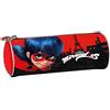 Franco Cosimo Panini MIRACULOUS - Astuccio Scuola Personalizzato Ladybug con Chiusura ZIP, Ideale come Porta Cancelleria e Portapenne - Astuccio Piccolo Bambina e Bambino per Medie e Elementari, 22x8Hx8 cm, Rosso + Stampa