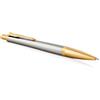 PARKER Urban penna a sfera, Premium Aureate Powder (grigio), punta media e ricarica di inchiostro blu (1931573)
