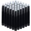 zoohot Cartucce d'Inchiostro per Jinhao Penna Stilografica Colore Nero, set di 50 Ricaricare le Cartucce di Inchiostro Dimensione Standard Internazionale, Diametro Foro 2,6 mm
