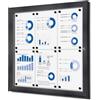Danieli - Bacheca da Esterno Porta Menu e Avvisi A4. Bacheca con Serratura e Coppia di Chiavi in Dotazione. Facile Fissaggio a Parete. Superficie in Grigio Antracite Magnetica e Scrivibile. (6 x A4)