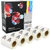 PRESTIGE CARTRIDGE 10 Compatibili Rotoli SLP-2RL SLP-2RLH 28mm x 89mm Etichette adesive per Seiko Smart SLP Pro Plus 100 120 200 220 240 410 420 430 440 450 (130 Etichette per Rotolo)