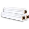 CF CARTA INGROSSO E DISTRIBUZIONE 6 pellicole da imballaggio, film estensibile manuale 2,2kg, nastro per spedizioni, trasporto pedane estensibile (Bianco)