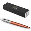 Parker Jotter Core Riciclato con incisione, penna premium, confezione regalo, ricarica blu o nera, regalo personalizzato, nome, compleanno (Chelsea Orange C.C.)