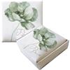 Social Crazy Scatole Portaconfetti mattonella per cerimonie Personalizzate - Promessa Papavero Verde - Scatoline Bomboniere battesimo, compleanno, porta bomboniere personalizzato MADE IN ITALY (Pz 10)