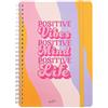 Legami - Agenda Settimanale Spiralata Large, 12 Mesi, da Gennaio 2024 a Dicembre 2024, Planner pieghevole 2024/2025, Chiusura con Elastico, Taschina finale, Rubrica, 15x21 cm, Tema Waves