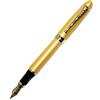 Gullor Jinhao X450 Penna stilografica, colore: intreccio dorato (Gold Twist)