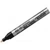 Generico Confezione da 12 pennarello marcatore indelebile SNOWMAN paint marker smalto punta tonda ARGENTO