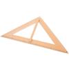 Gatuida Righello Didattico in Legno per Insegnanti, Misura e Geometria | Strumento per Aula e Lezioni, Impugnatura Pratica, Grande Formato, per Disegno e Problemi Geometrici