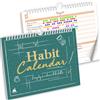 Clever Fox Calendario delle abitudini - Habit Tracker ispiratore per abitudini atomiche - Diario colorato per pianificare abitudini e obiettivi per aumentare la produttività e diventare il tuo sé