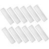 SHINEOFI 25 Pezzi Etichette Plastificate in Pvc Autoadesive Trasparenti, Portaetichette per Scaffali e Cassetti, Facile da Attaccare per Uffici e Organizzazione