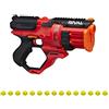 NERF Rival Roundhouse XX-1500 Red Blaster - Clear Rotating Chamber Loads Rounds into Barrel - 5 Integrated Magazines, 15 Rival Rounds