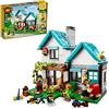 LEGO Creator 31139 - Kit 3 in 1 Cozy House ricostruzione in 3 case diverse, include figure familiari e accessori, idee per giocattoli da costruzione fai da te per bambini,