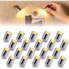Qhpbuy 20 Pezzi Mini Luce LED, Piccole Luci LED con Batterie, Lucine LED Decorative per Modello in Miniatura Per Feste di Compleanno Bar Decorazioni per Case Fai-Da-Te