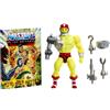 Masters of the Universe Origins - Tra Jaw super cattivo armato, action figure articolata alta 14+ cm, con armatura e accessori rimovibili inclusi, giocattolo per bambini, 6+ anni, HYD23