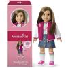 American Girl, Truly Me #107 - Bambola con occhi castani, capelli castani lisci, pelle da leggera a media, per bambini dai 6 anni in su